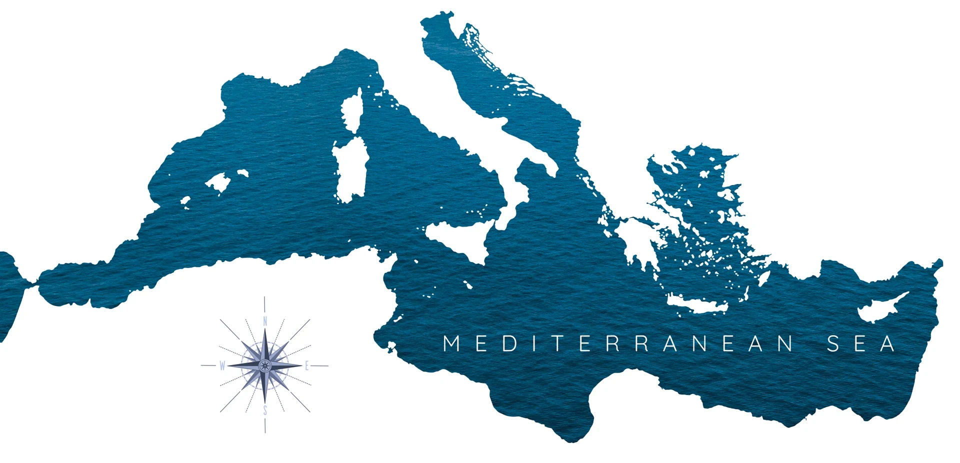 Mediterranean Sea map